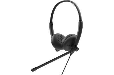 DELL WH125 Headset Bedraad Hoofdband Kantoor/callcenter USB Type-A Zwart