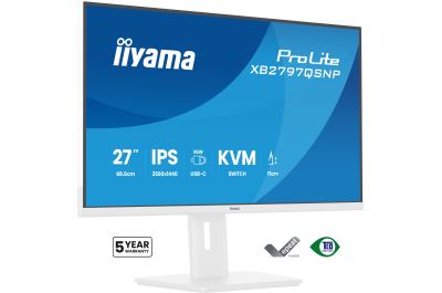 iiyama ProLite XB2797QSNP-W1 computer monitor 68,6 cm (27") 2560 x 1440 Pixels Quad HD LCD Wit