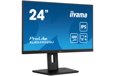 iiyama ProLite XUB2492QSU-B1 computer monitor 60,5 cm (23.8") 2560 x 1440 Pixels Quad HD LED Zwart