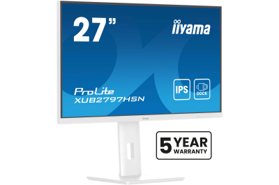 iiyama ProLite XUB2797HSN-W2 computer monitor 68,6 cm (27") 1920 x 1080 Pixels Full HD LED Wit