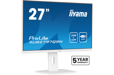 iiyama G-MASTER XUB2797QSN-W2 computer monitor 68,6 cm (27") 2560 x 1440 Pixels Quad HD LED Wit